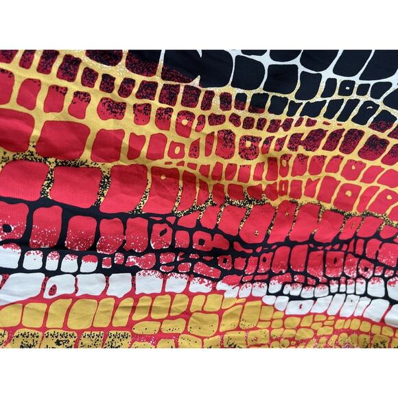 Muse BOSTON PROPER Size 6? Snakeskin Animal Print PADDED BRA Maxi Dress Red $169 - Picture 10 of 12